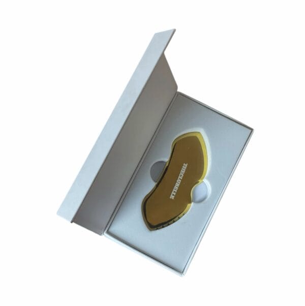 gold electroplated stainless steel gua sha clinical grade