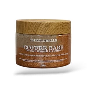 coffee babe foaming body scrub