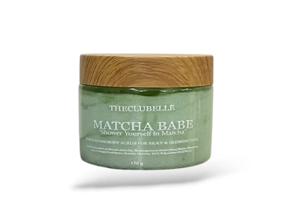 The Matcha Set matcha babe foaming body scrub