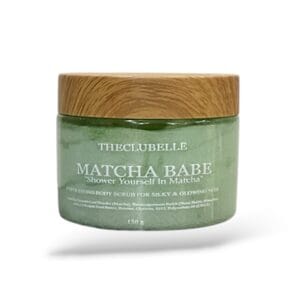 matcha babe foaming body scrub
